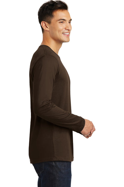 Espresso District Perfect Weight Long Sleeve Tee. DT105 plain