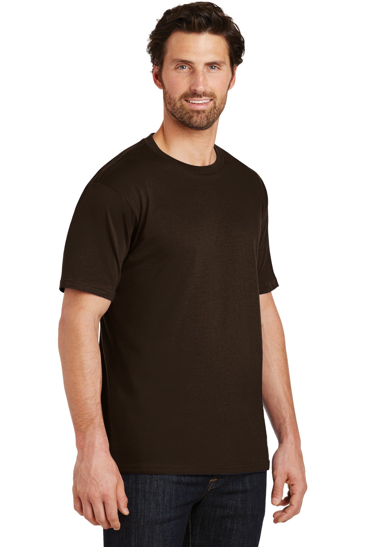 Espresso District Perfect Weight Tee. DT104 plain