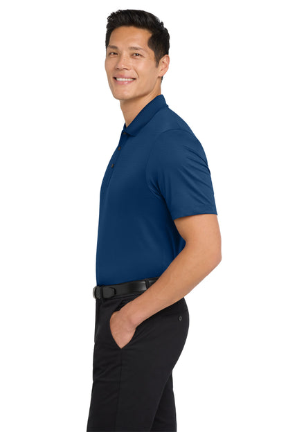 Estate Blue Port Authority Eclipse Stretch Polo. K587 plain