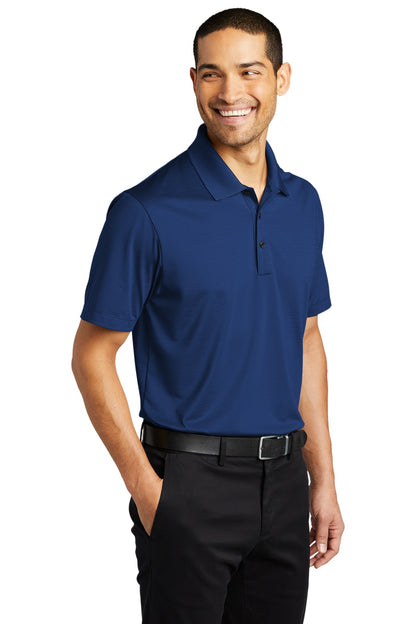 Estate Blue Port Authority Eclipse Stretch Polo. K587 plain