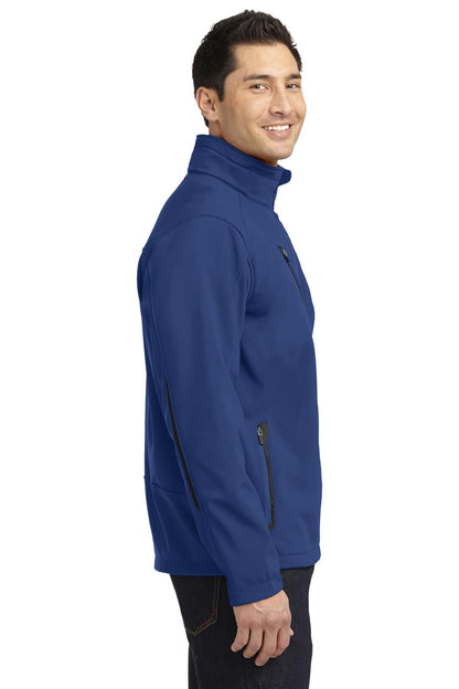 Estate Blue Port Authority Welded Soft Shell Jacket. J324 plain