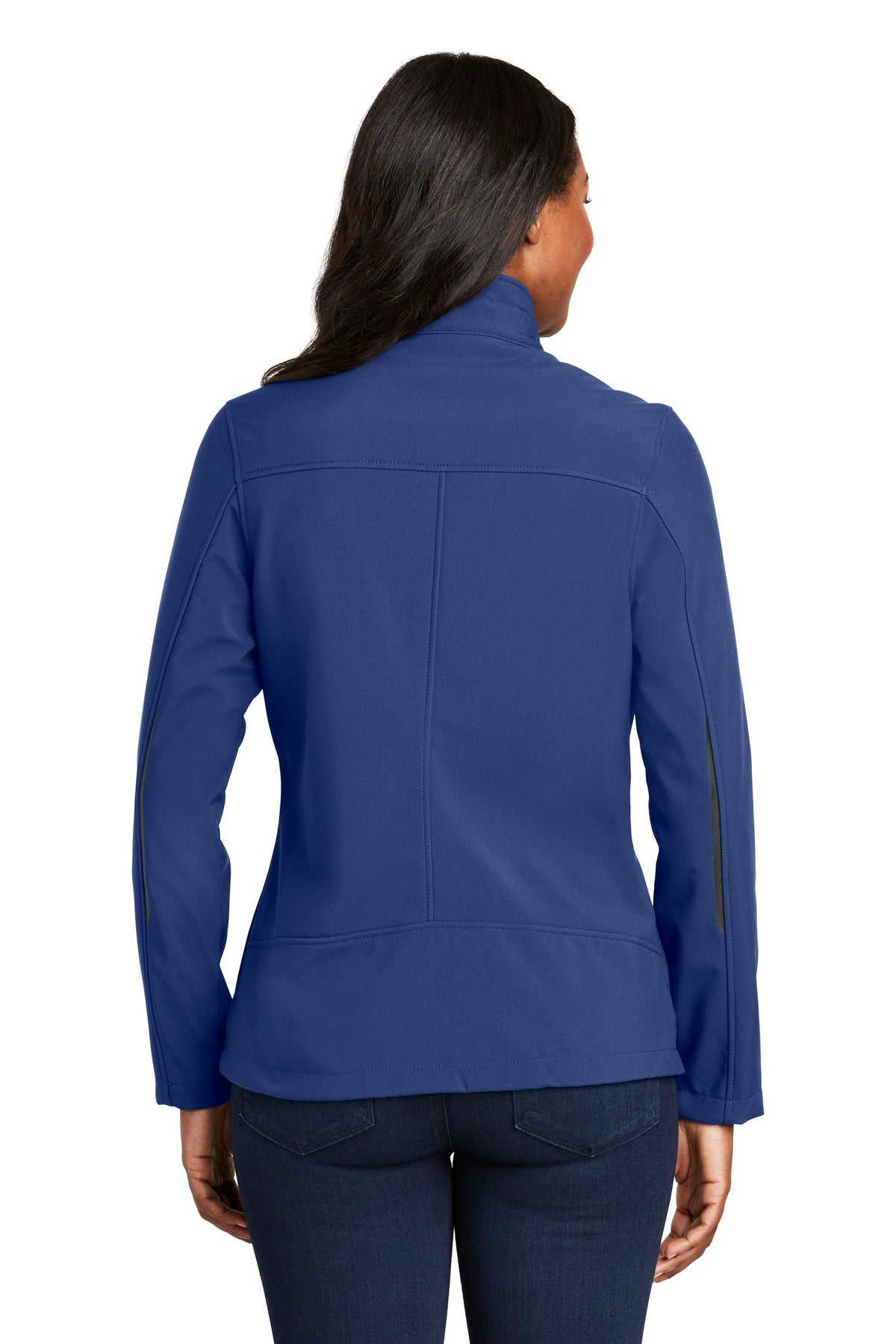 Estate Blue Port Authority Women's Welded Soft Shell Jacket. L324 plain