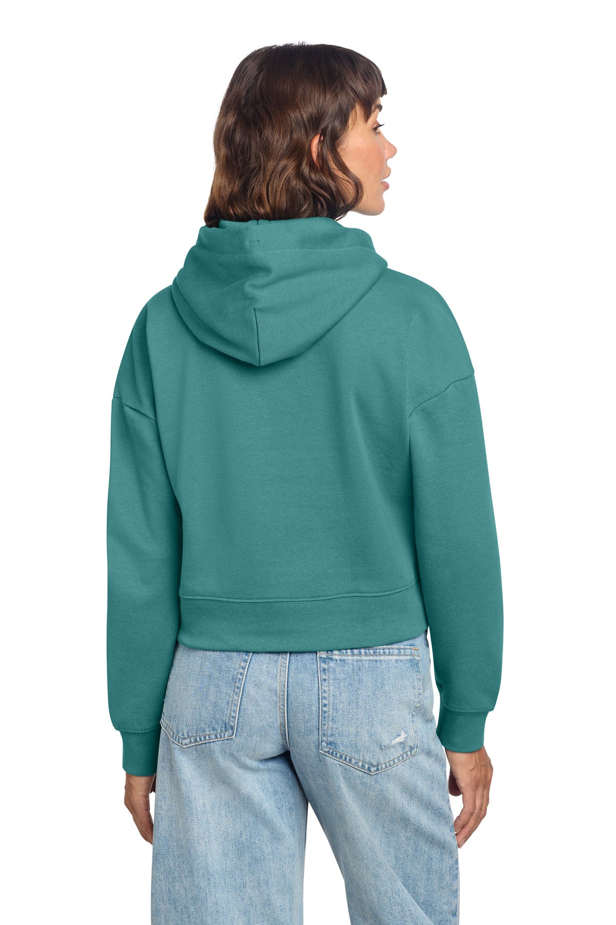 EuclptusBl District Women's V.I.T. Fleece Hoodie DT6101 plain