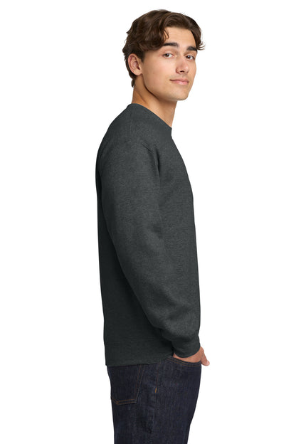 FanCharHtr Gildan Heavy Blend Crewneck Sweatshirt. 18000 plain