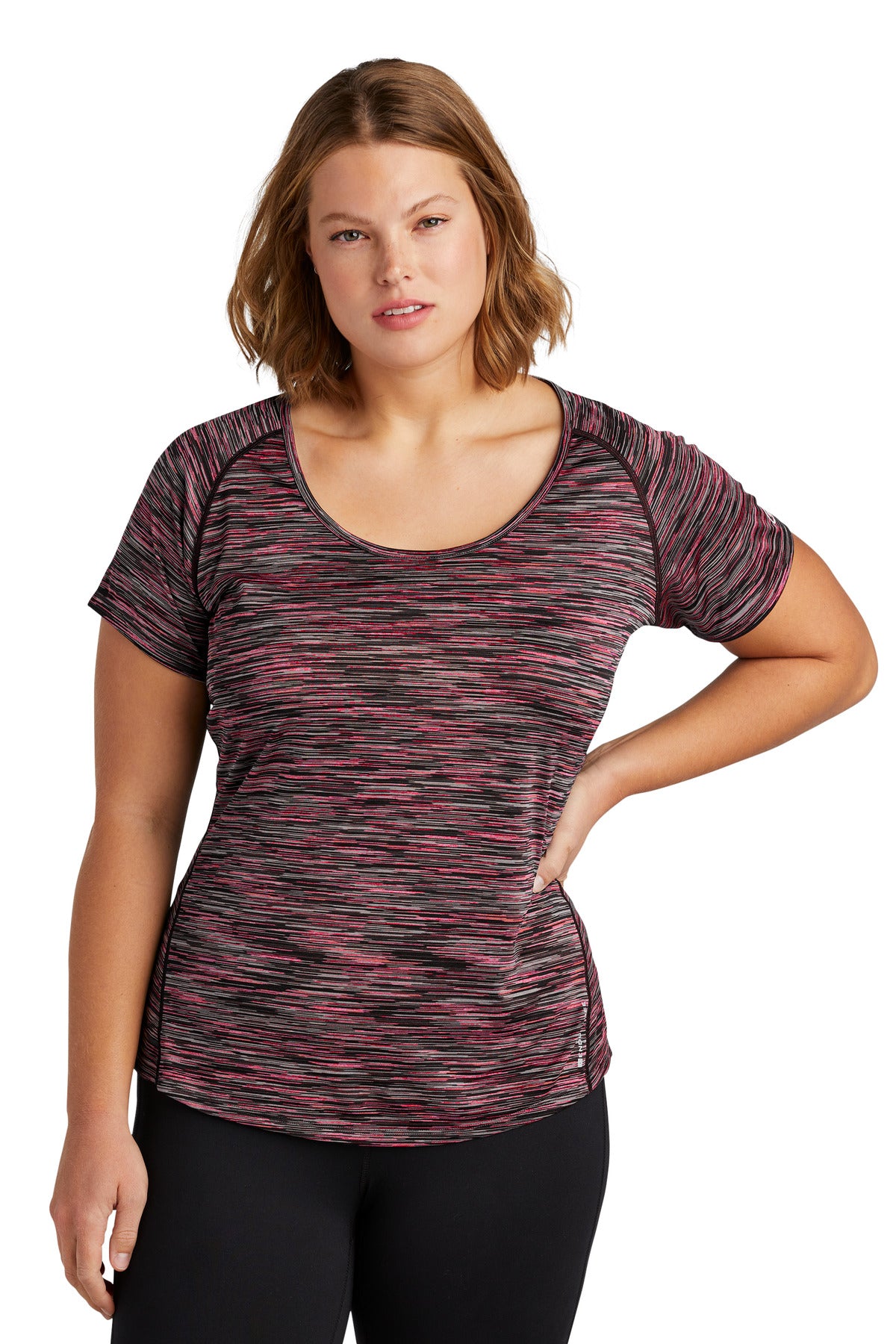 Fierce Cor SD OGIO Women's Verge Scoop Neck. LOE326 plain