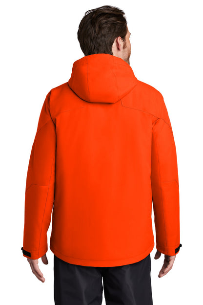 Fire Orange Port Authority Insulated Waterproof Tech Jacket J405 plain