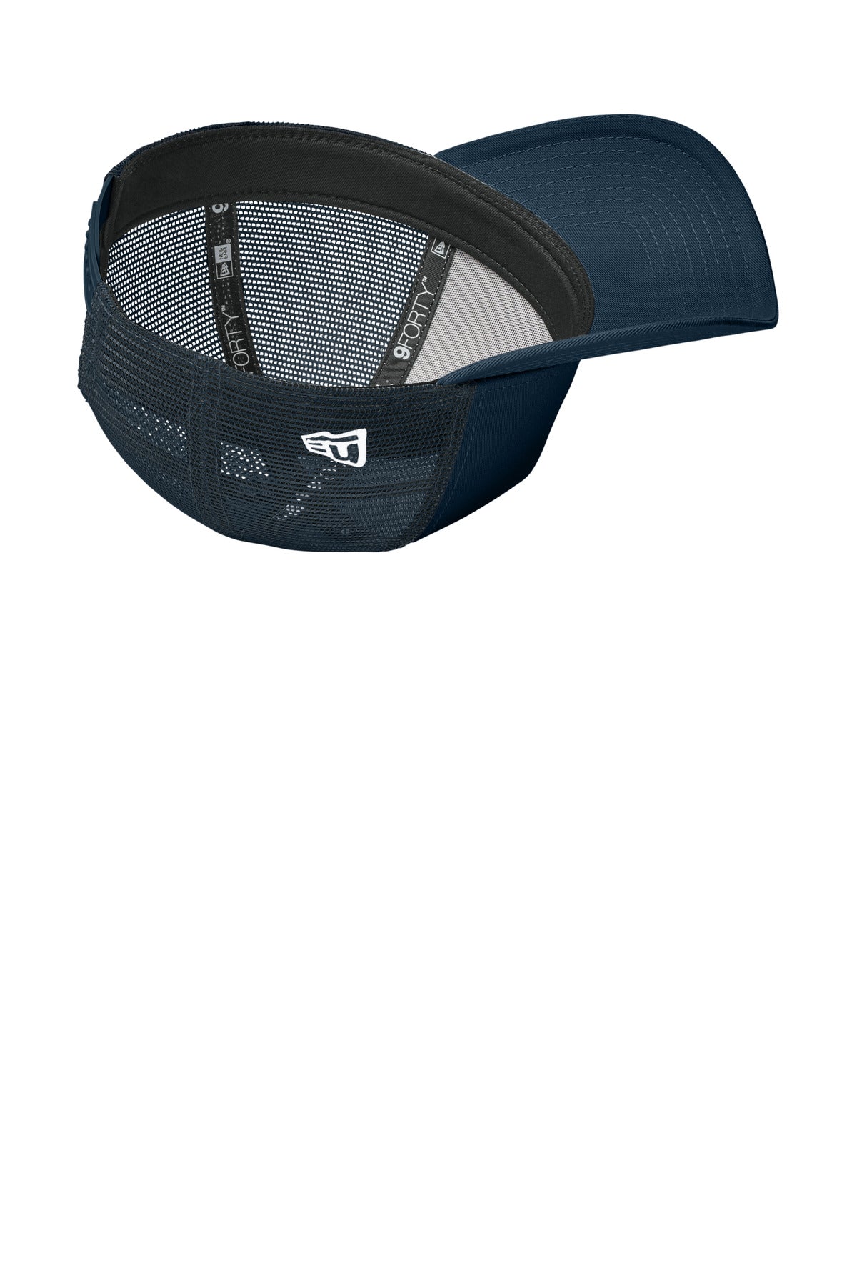 FlagDpNavy New Era Snapback Trucker Cap. NE205 plain