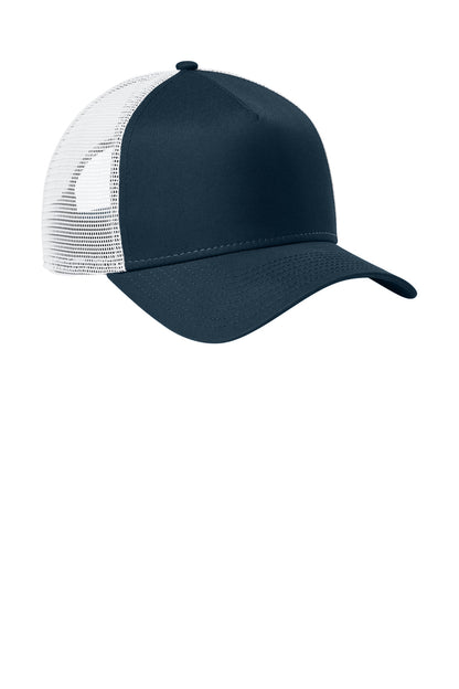 FlagDpNv/W New Era Snapback Trucker Cap. NE205 plain