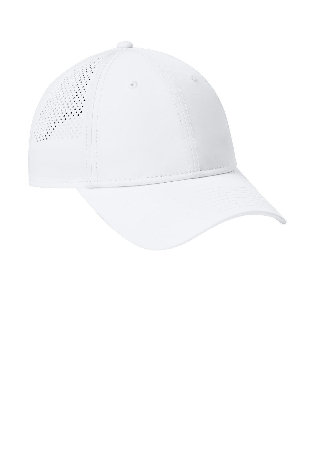FlagWhite New Era Perforated Performance Cap. NE406 plain
