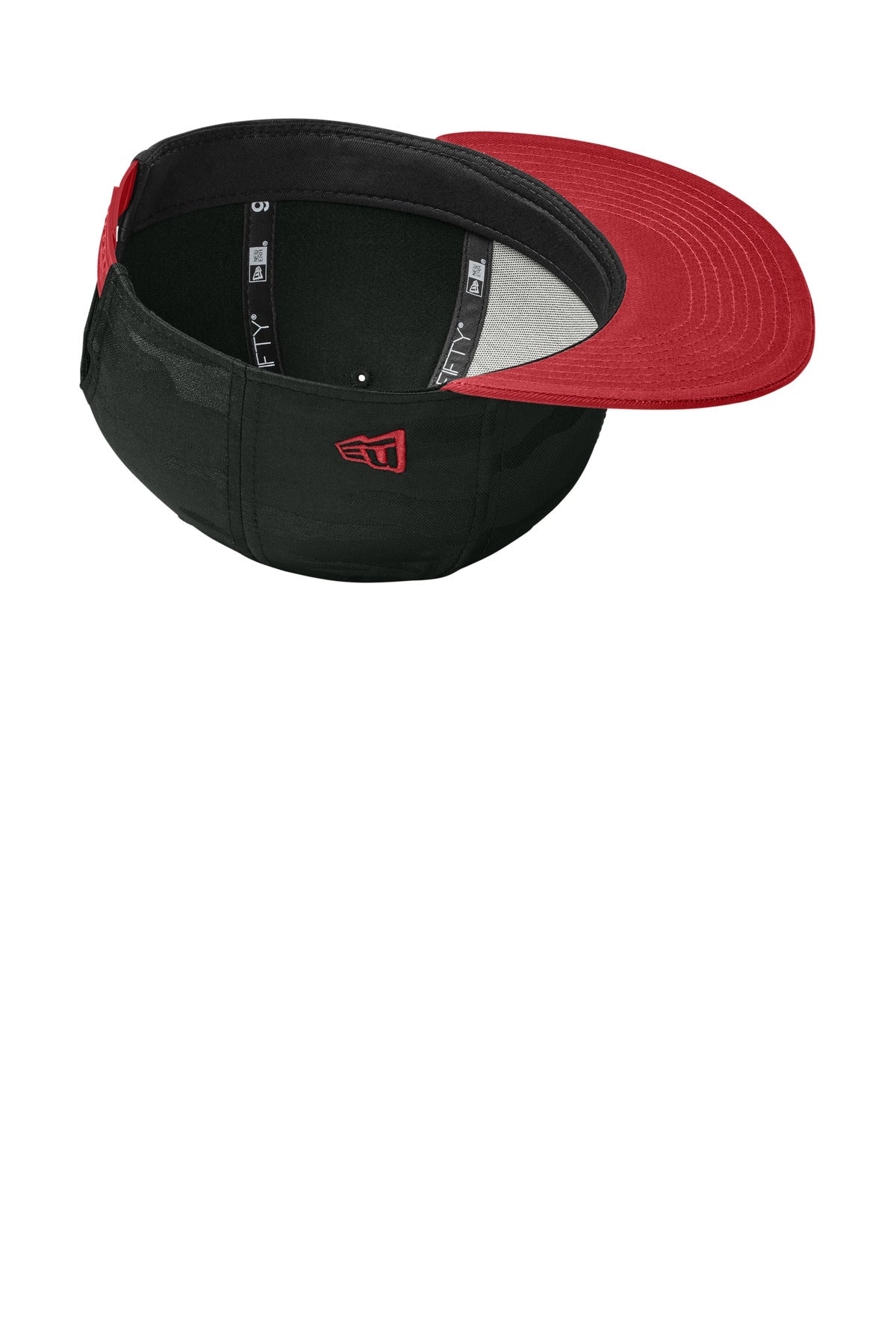 FlgSc/BkCm New Era Camo Flat Bill Snapback Cap NE407 plain
