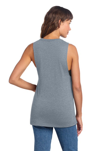 FlntBluHtr District Women's Perfect Tri Muscle Tank DT153 plain