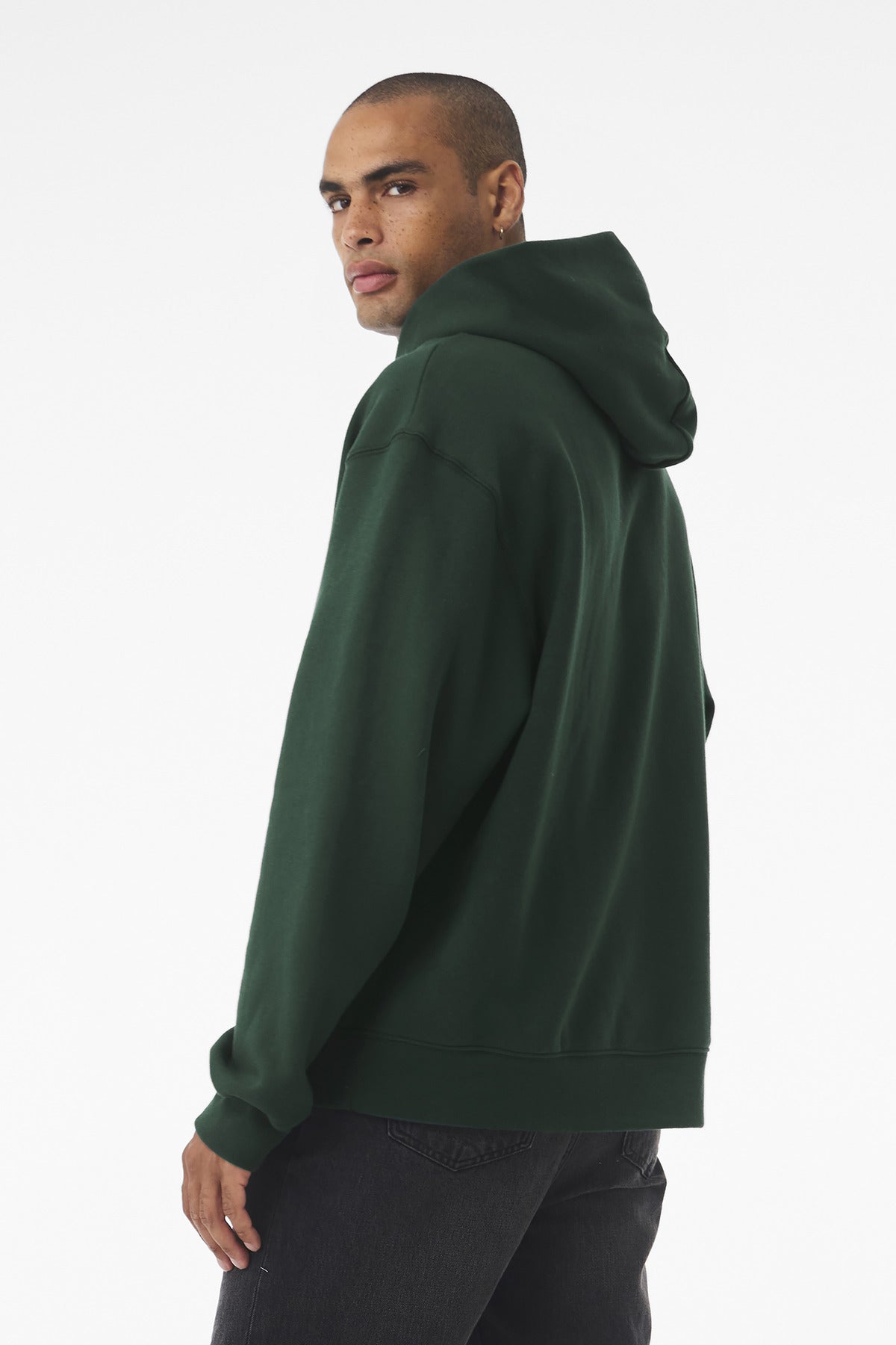 FOREST BELLA+CANVAS Unisex 10-Ounce Heavyweight Pullover Hoodie BC4719 plain