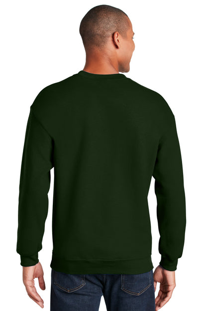 Forest Gildan Heavy Blend Crewneck Sweatshirt. 18000 plain