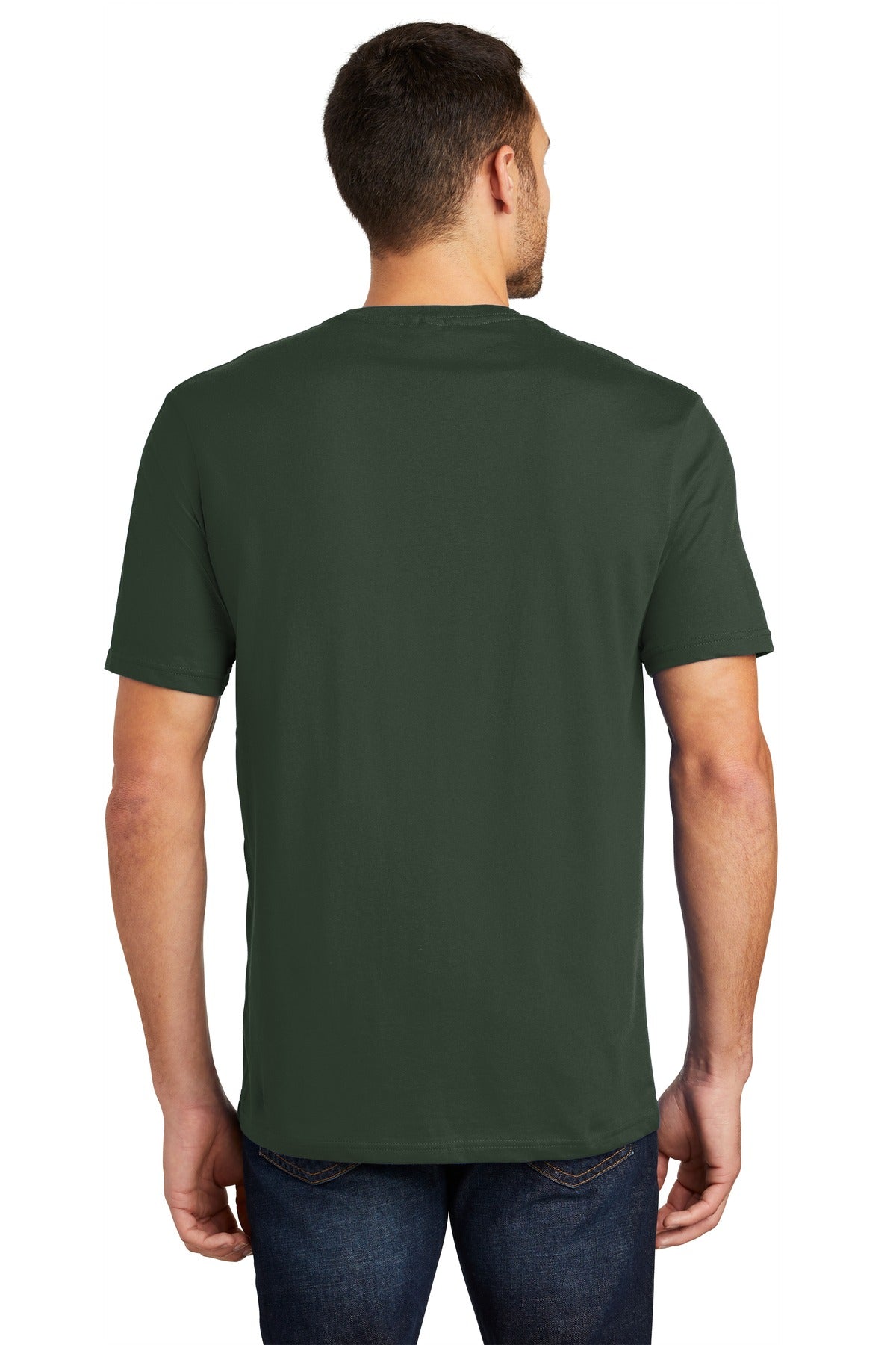 Forest Green District Perfect Weight Tee. DT104 plain