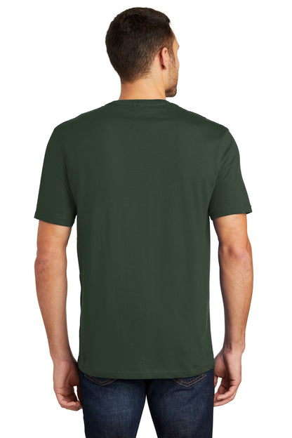 Forest Green District Perfect Weight Tee. DT104 plain