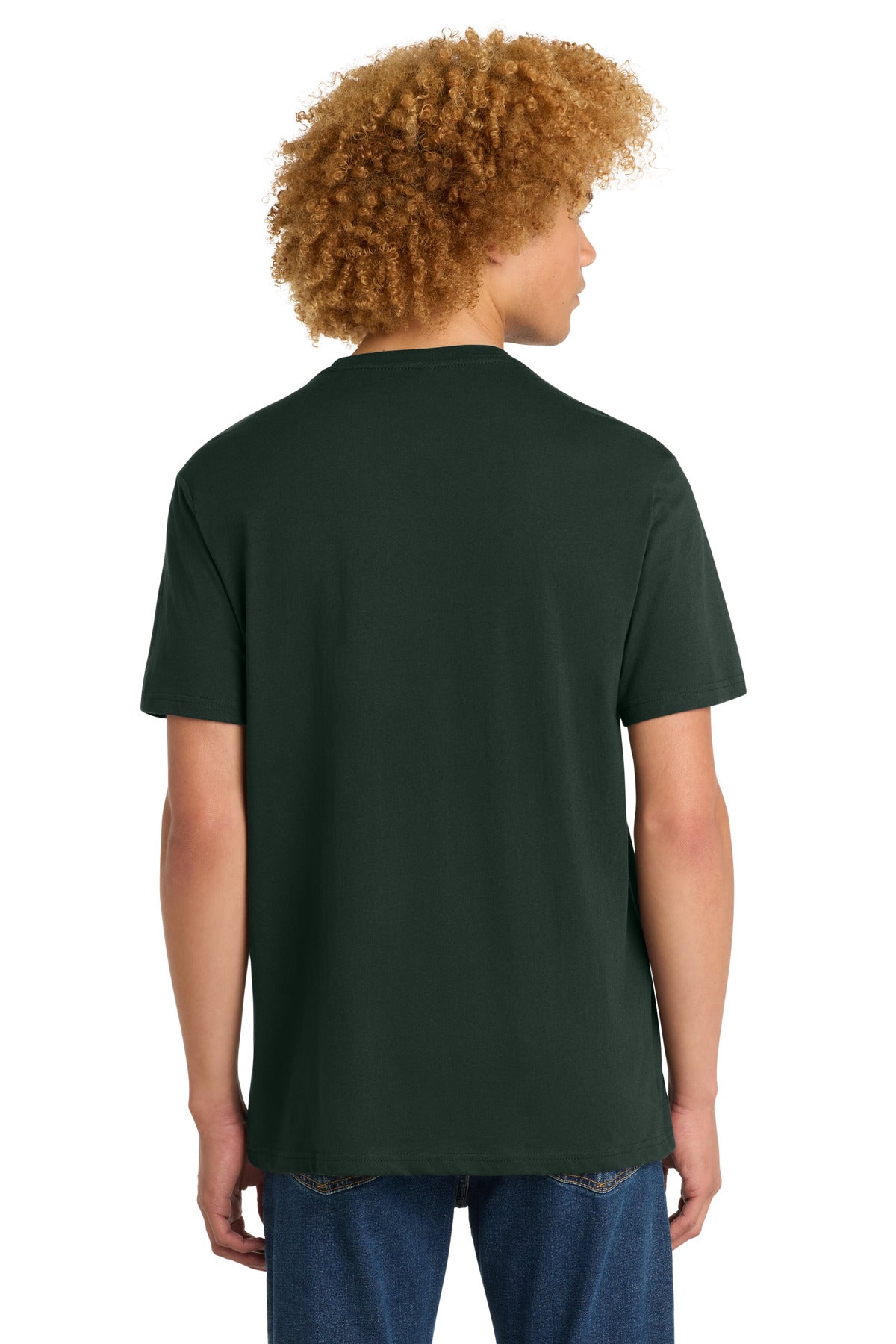Forest Green District Perfect Weight Tee. DT104 plain
