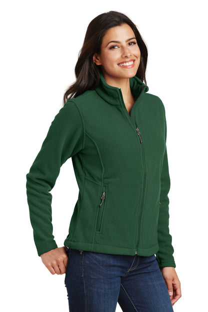 Forest Green Port Authority Women's Value Fleece Jacket. L217 plain