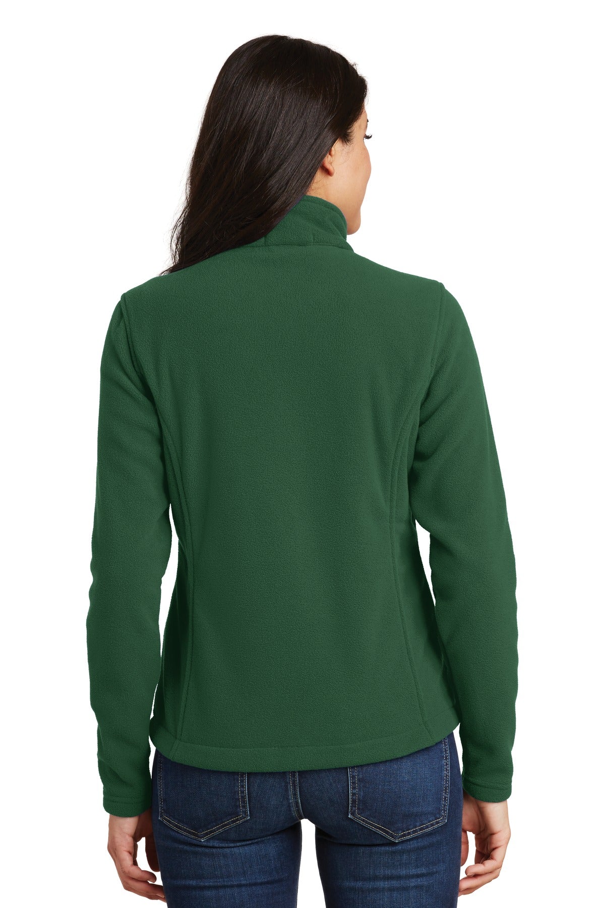 Forest Green Port Authority Women's Value Fleece Jacket. L217 plain