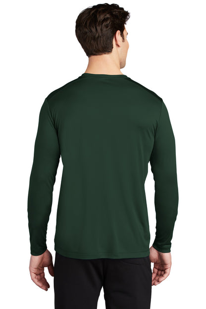 Forest Green Sport-Tek Posi-UV Pro Long Sleeve Tee. ST420LS plain
