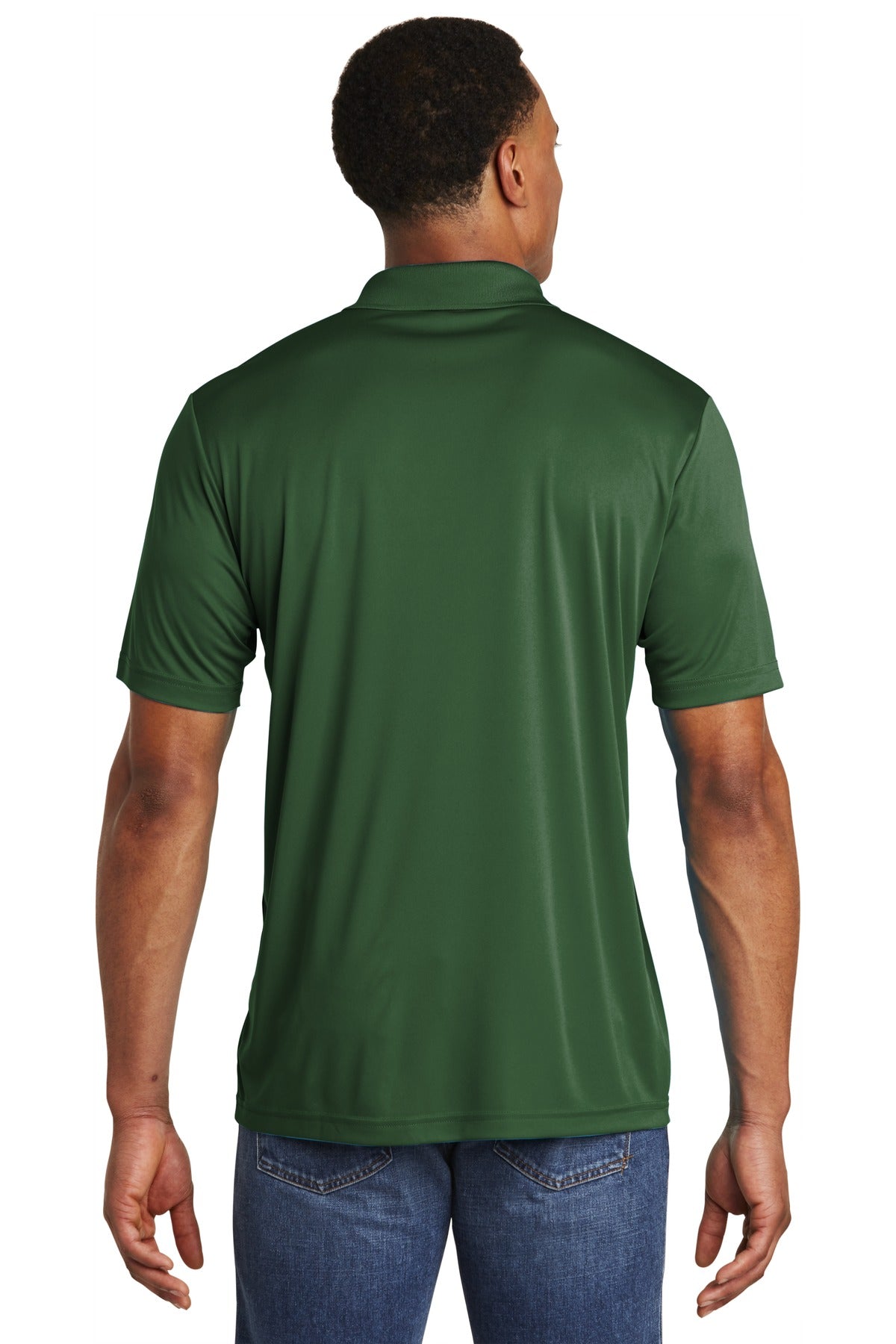 Forest Green Sport-Tek PosiCharge Competitor Polo. ST550 plain