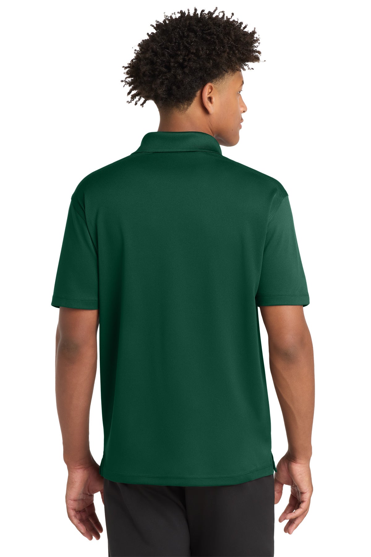 Forest Green Sport-Tek PosiCharge Micro-Mesh Polo. ST680 plain