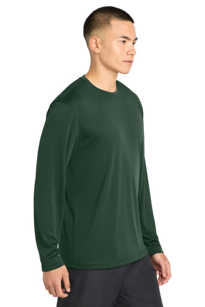 Forest Green Sport-Tek Tall Long Sleeve PosiCharge Competitor Tee. TST350LS plain