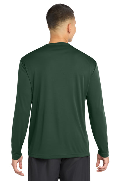 Forest Green Sport-Tek Tall Long Sleeve PosiCharge Competitor Tee. TST350LS plain