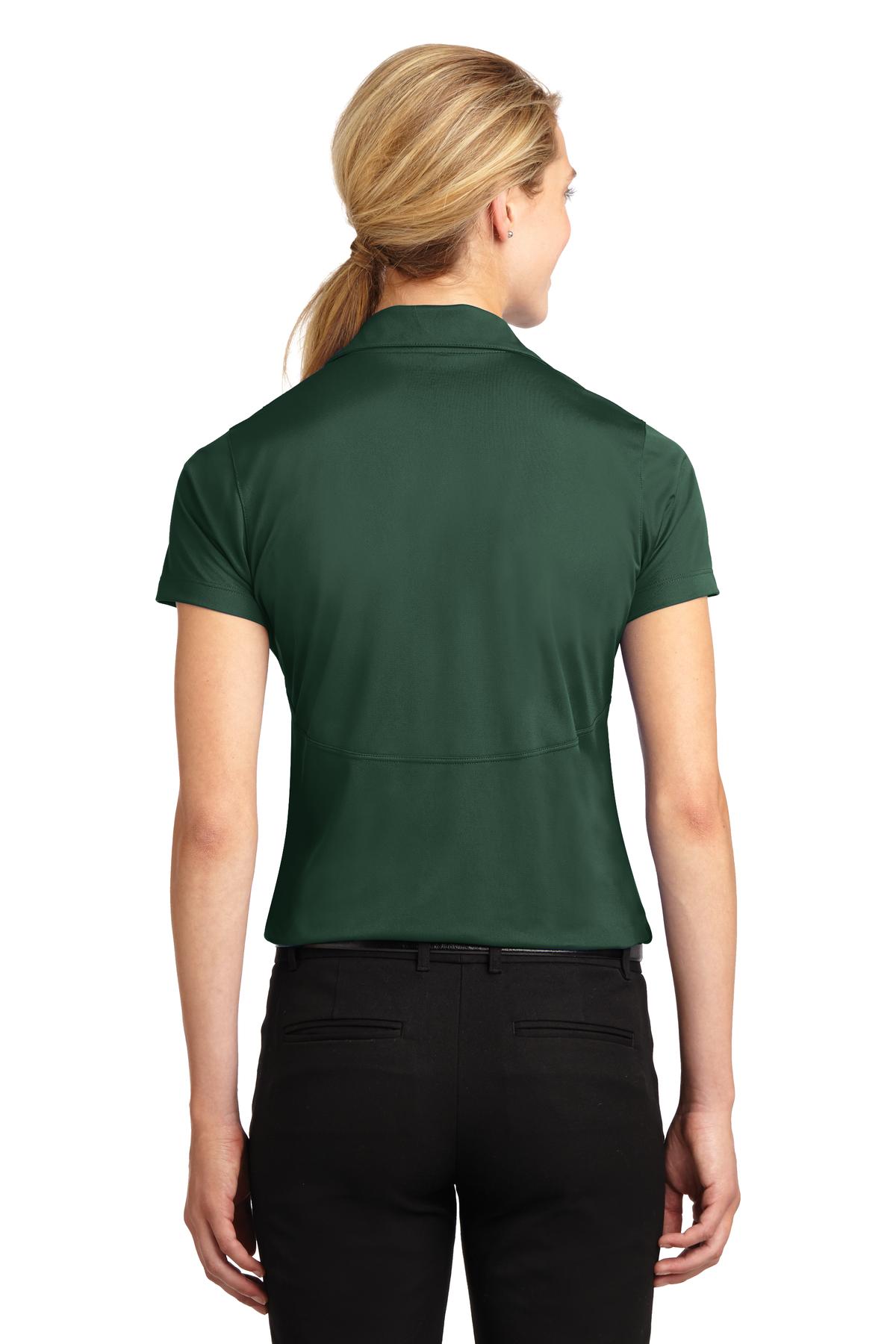 Forest Green Sport-Tek Women's Micropique Sport-Wick Polo. LST650 plain