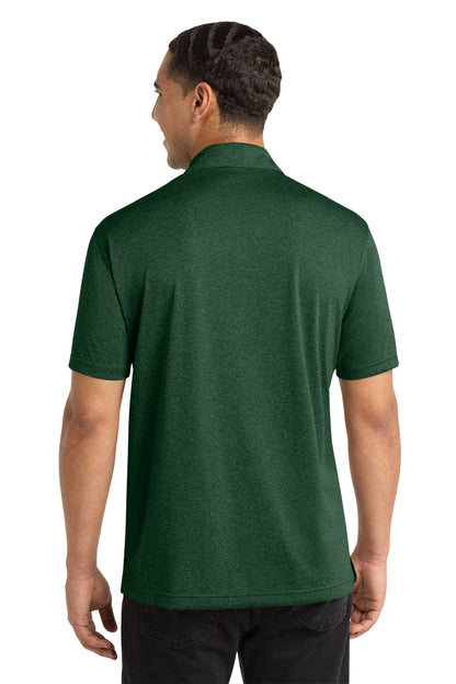 Forest Grn Htr Sport-Tek Heather Contender Polo. ST660 plain