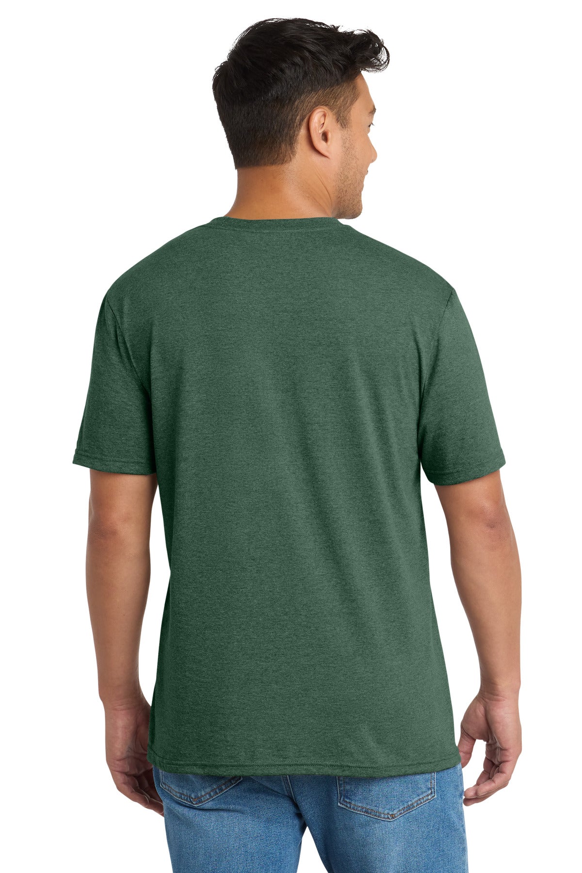 ForestGnHt Port & Co Tri-Blend Tee. PC330 plain