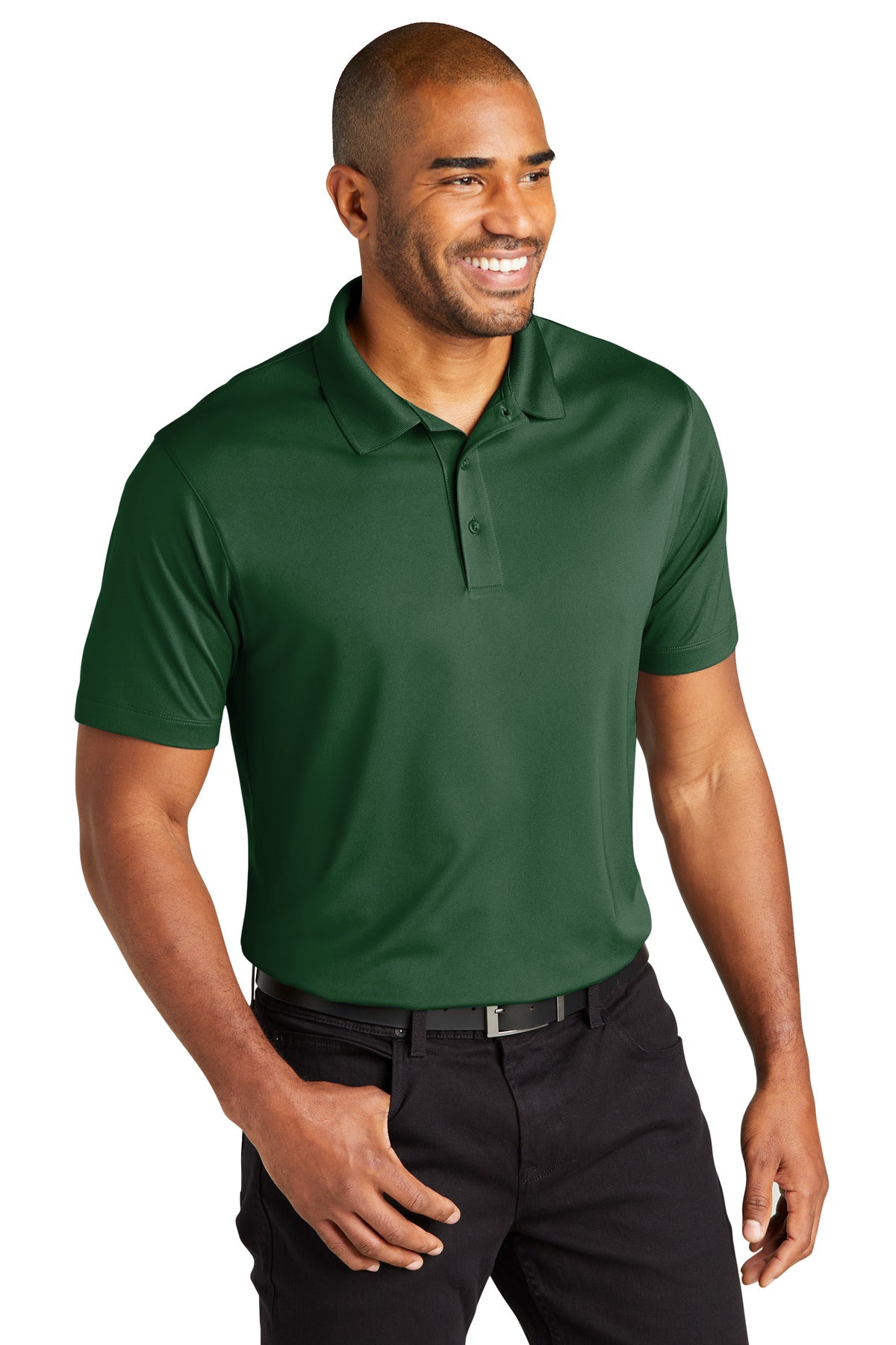 ForestGrn Port Authority C-FREE Performance Polo K863 plain