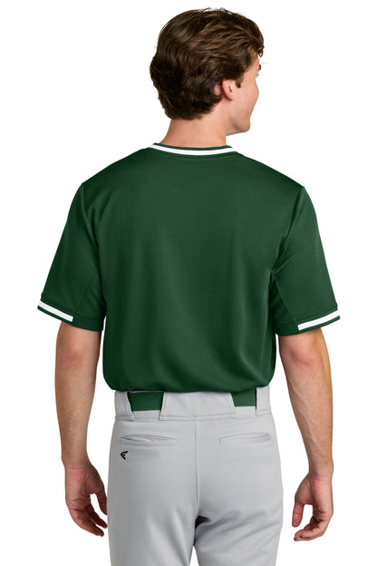 ForestGrn Sport-Tek Tough Mesh V-Neck Baseball Jersey ST221 plain