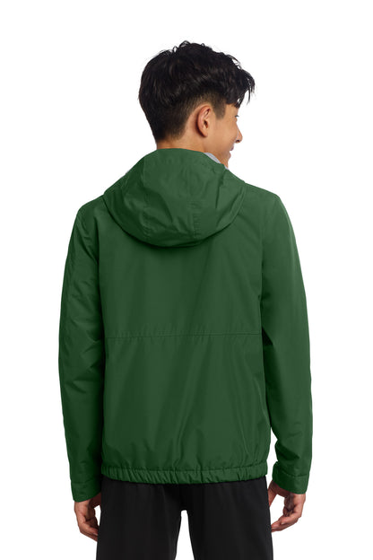 ForestGrn Sport-Tek Youth Waterproof Insulated Jacket YST56 plain