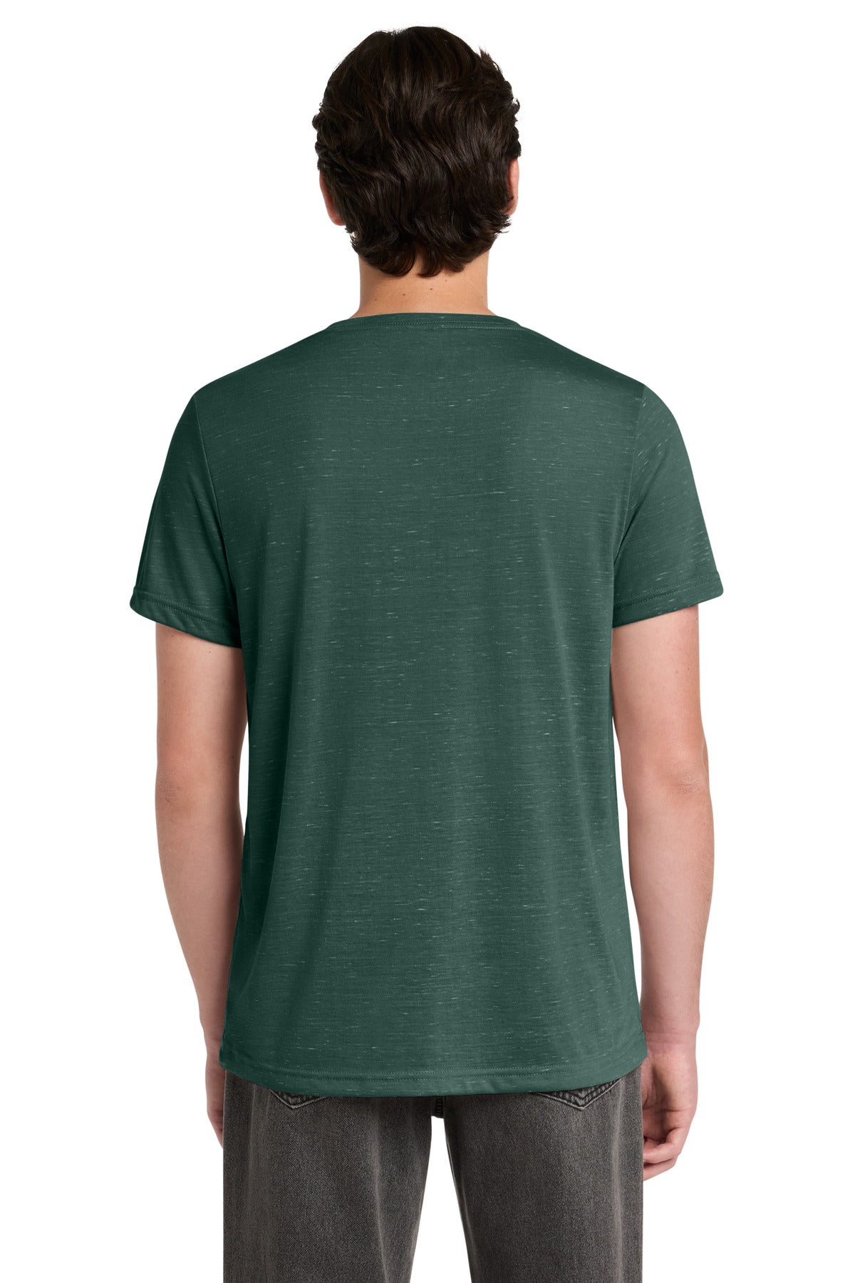 ForestMrbl BELLA+CANVAS Unisex Textured Jersey V-Neck Tee BC3655 plain