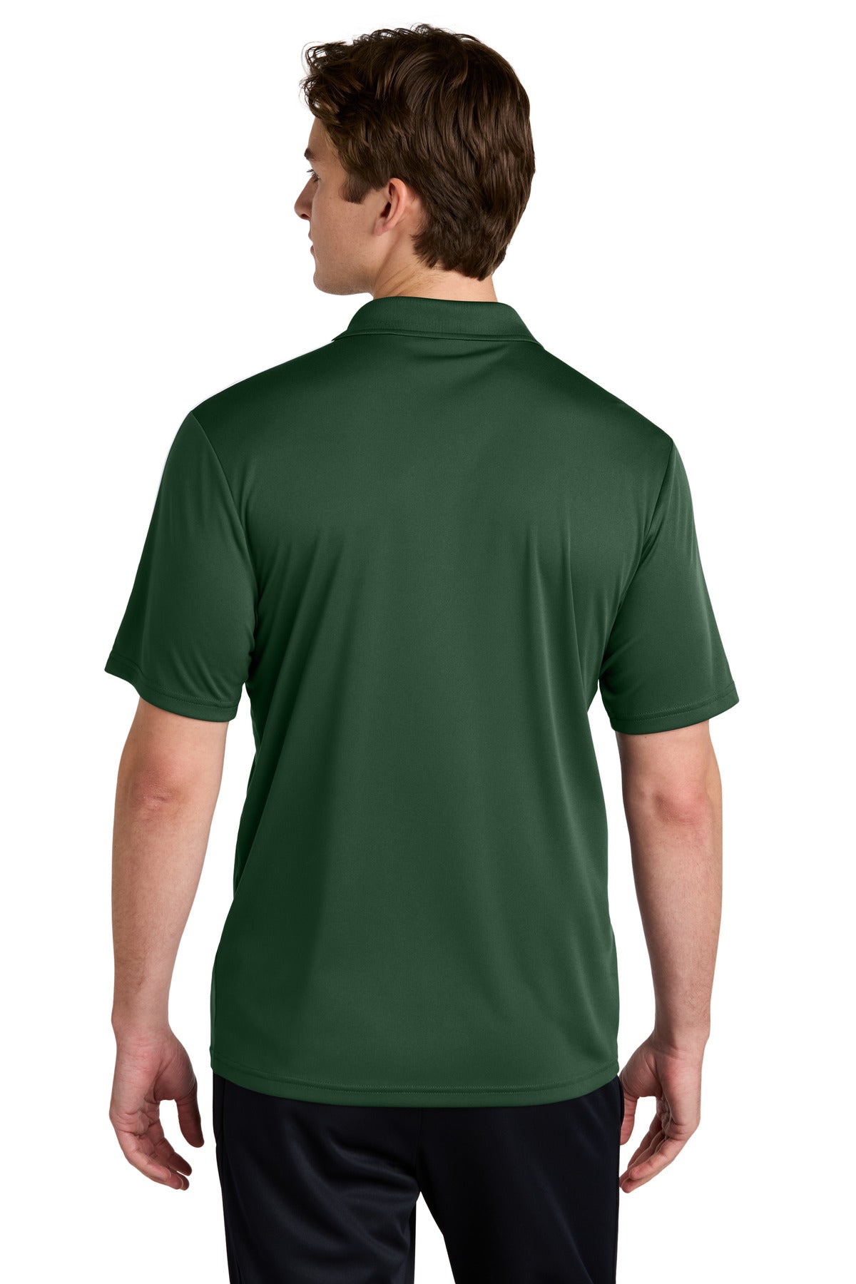 FrGn/White Sport-Tek Competitor United Polo ST104 plain