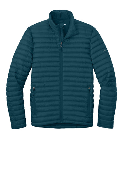 Front View of AdrBlue Eddie Bauer Packable Quilted Full-Zip EB514 plain