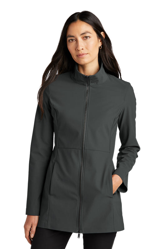 Front View of AnchorGrey Mercer+Mettle Women's Faille Soft Shell MM7101 plain