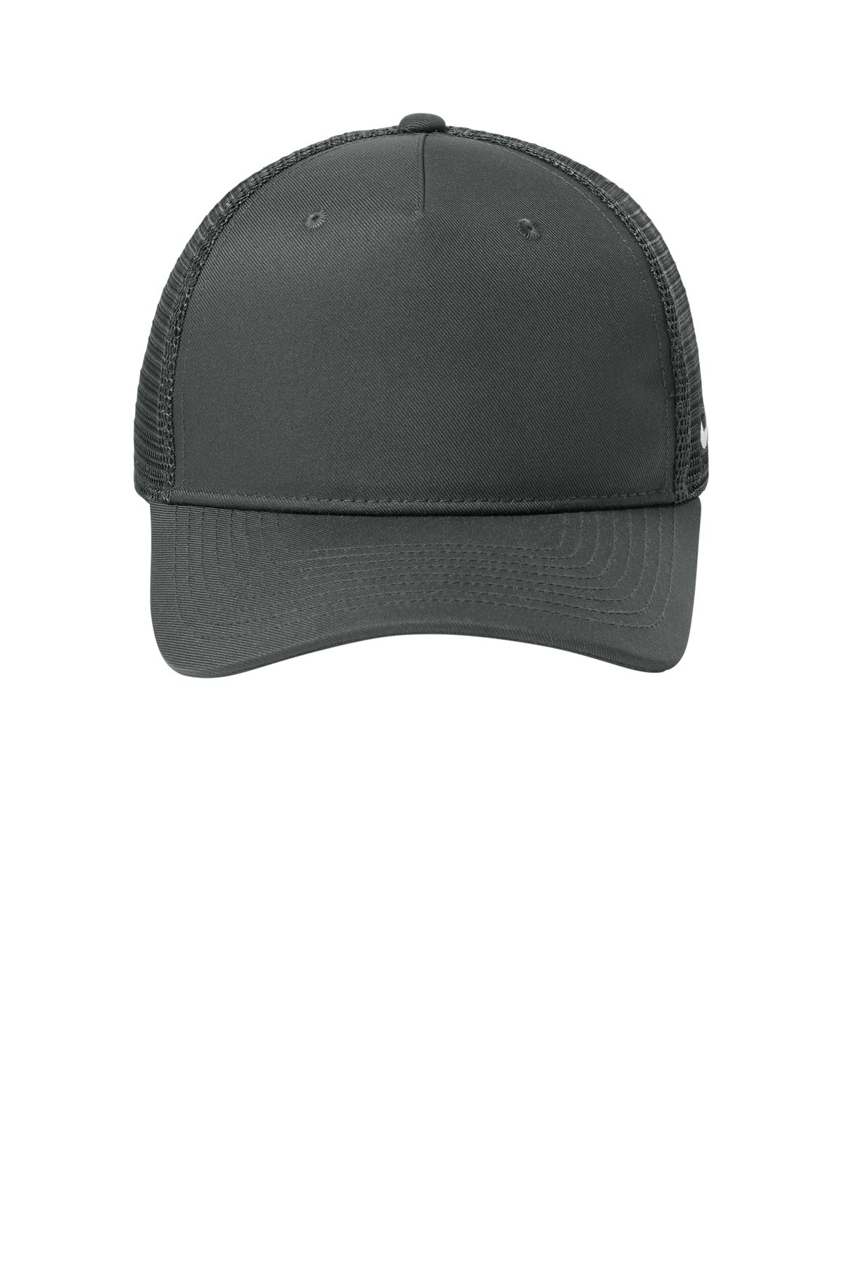 Front View of Anth/Anth Nike Snapback Mesh Trucker Cap NKFN9893