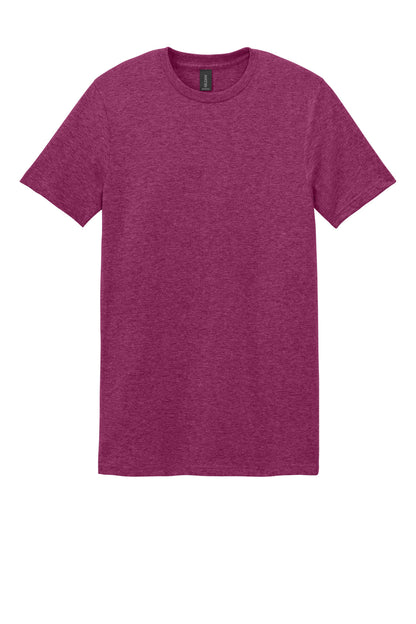 Front View of Antqu Helicon Gildan Softstyle T-Shirt. 64000 plain