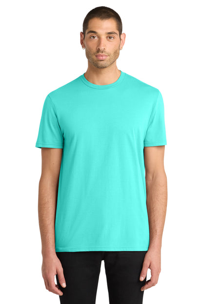 Front View of Aqua District Very Important Tee . DT6000 plain