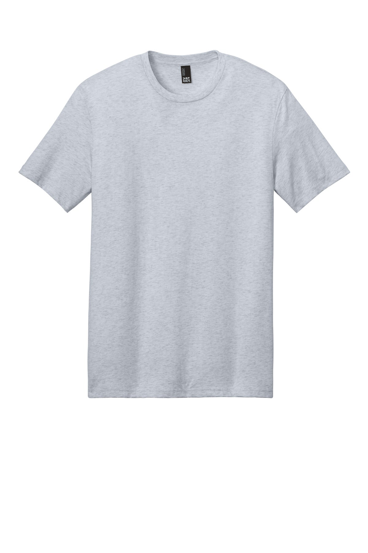 Front View of Ash District Perfect Weight Tee. DT104 plain