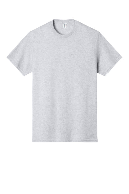Front View of Ash Jerzees - Dri-Power 50/50 Cotton/Poly T-Shirt. 29M plain
