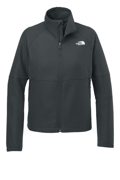 Front View of AsphGyDkH The North Face Women's Barr Lake Soft Shell Jacket NF0A8C5C plain