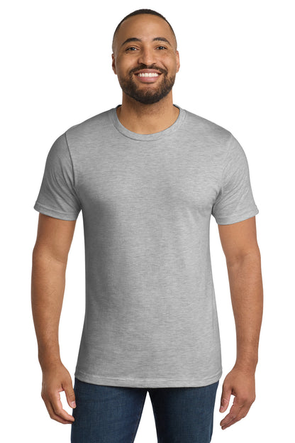 Front View of Athletic Hthr Port & Co Bouncer Tee PC600 plain