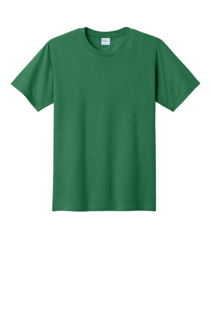 Front View of Athletic Kelly Port & Co Fan Favorite Tee. PC450 plain