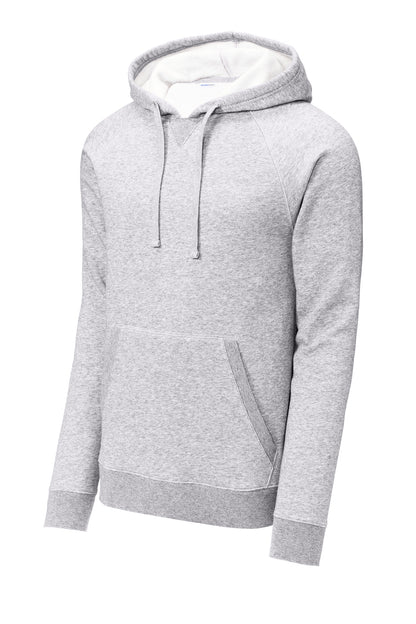Front View of AthlHthr Sport-Tek Drive Fleece Pullover Hoodie STF200 plain