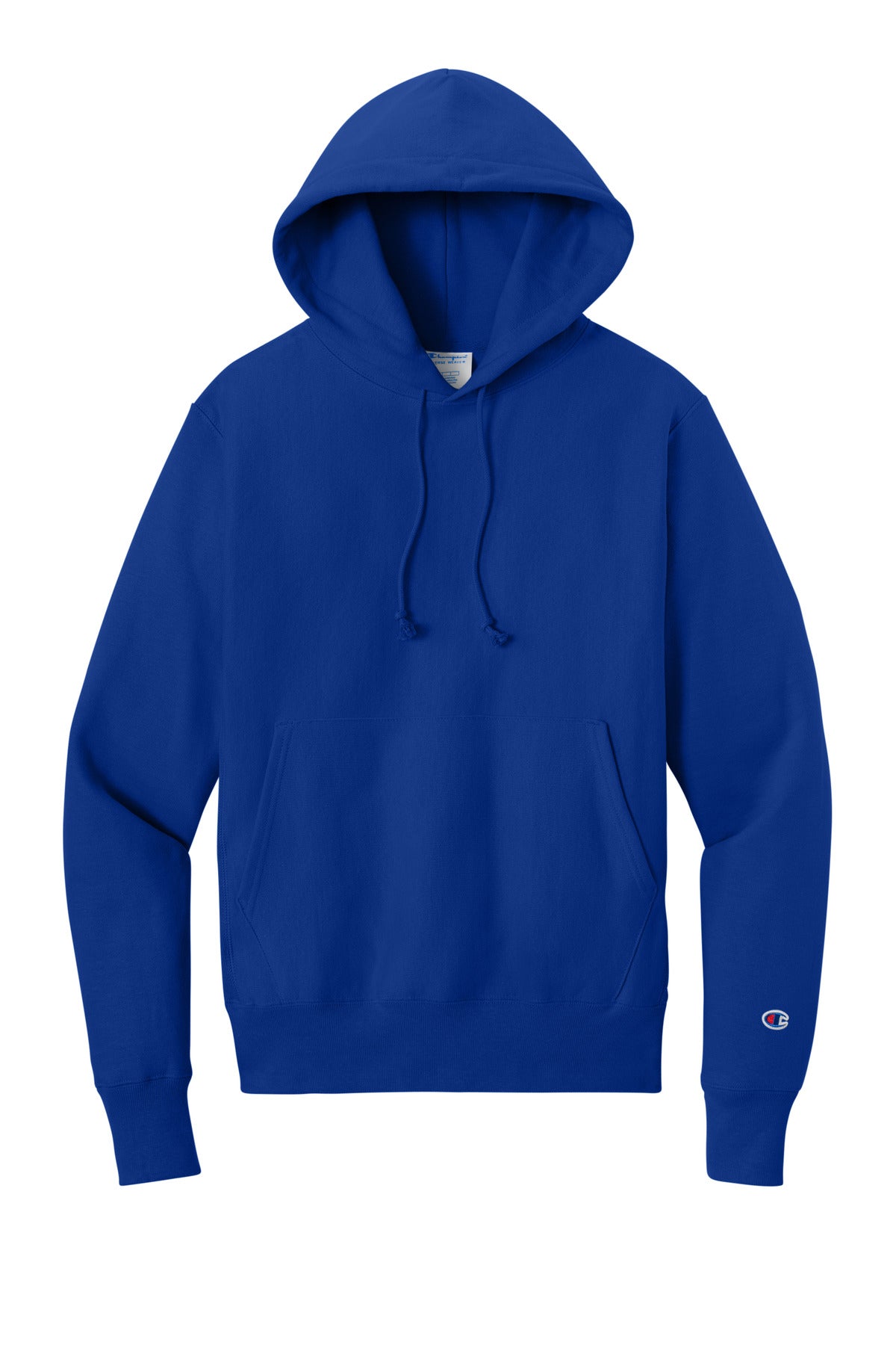 Front View of AthlRoyal Champion Reverse Weave Hooded Sweatshirt S101 plain