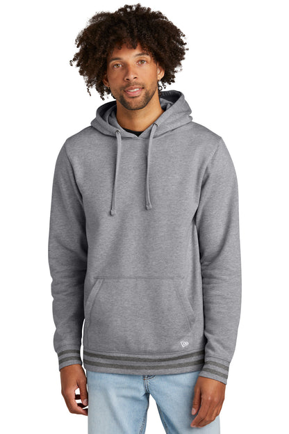 Front View of AtHt/DkHtG New Era Comeback Fleece Pullover Hoodie NEA550 plain