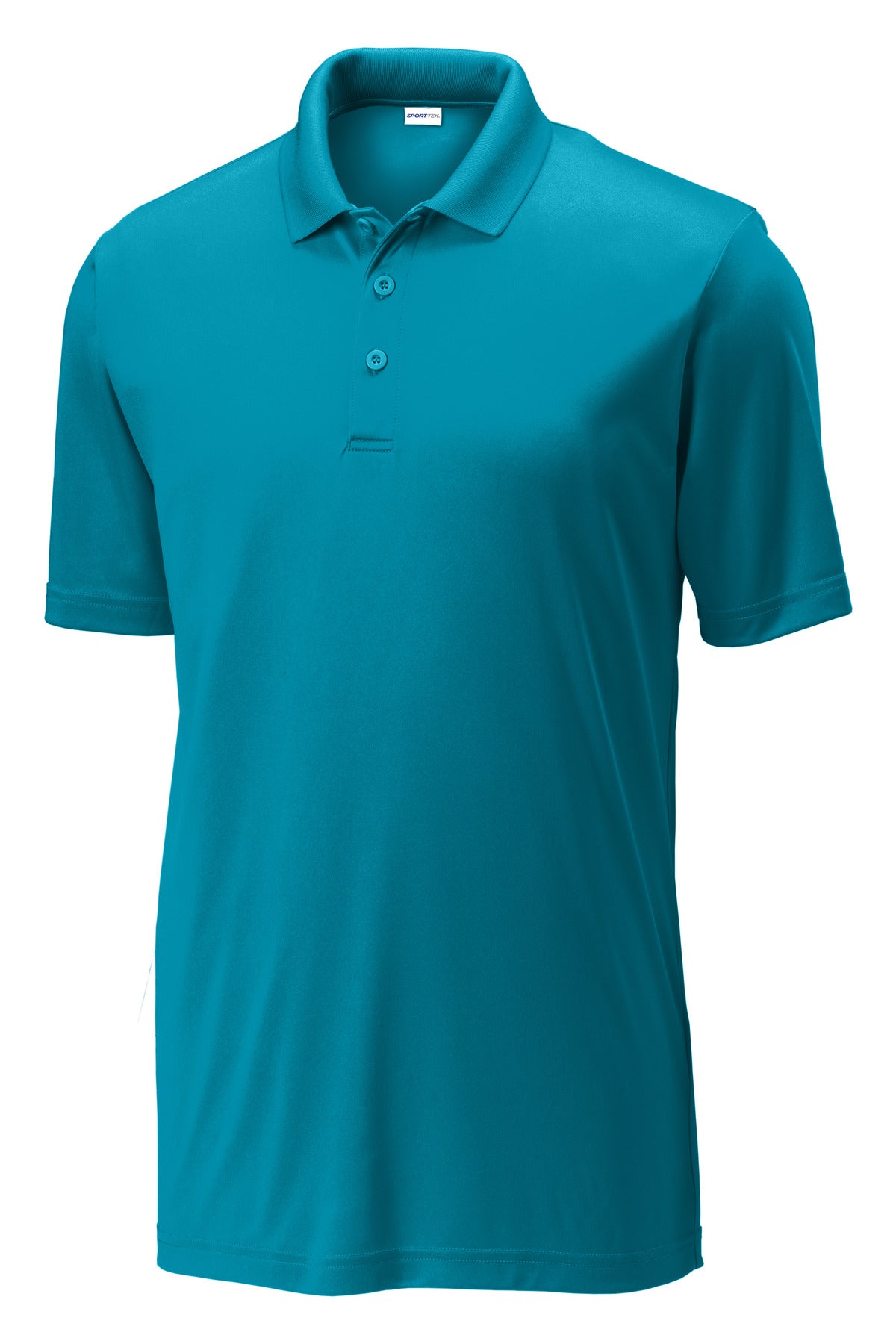 Front View of Atomic Blue Sport-Tek PosiCharge Competitor Polo. ST550 plain