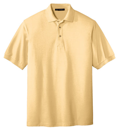 Front View of Banana Port Authority Extended Size Silk Touch Polo K500ES plain